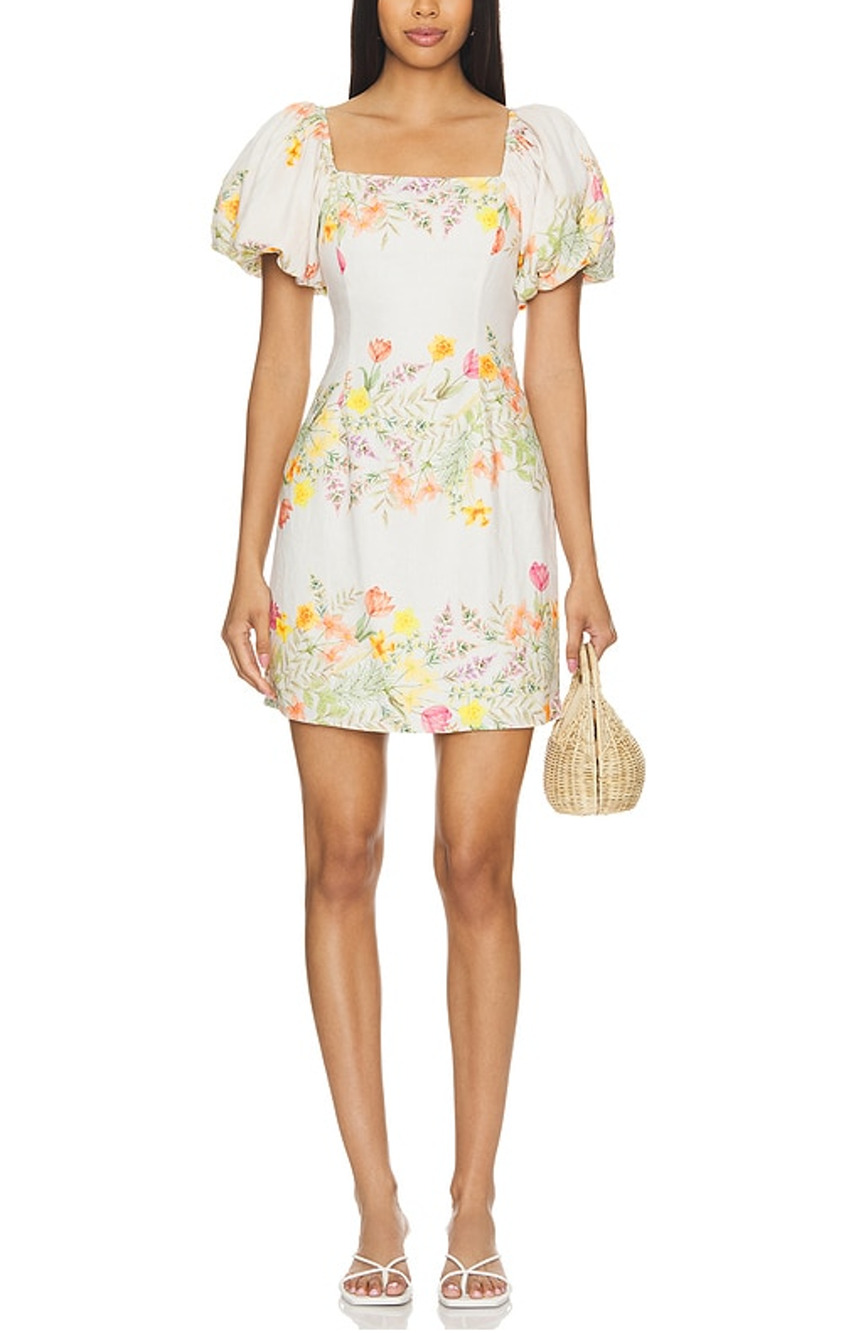 Yumi Kim Floral White Harley Dress Size XS